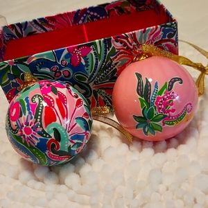 Lilly Pulitzer Christmas Ornaments